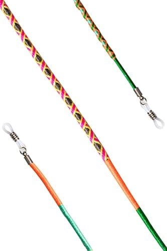 Hippi Kite Renkli 70cm El Yapımı Tasarım Unisex Gözlük İpi Aksesuarı