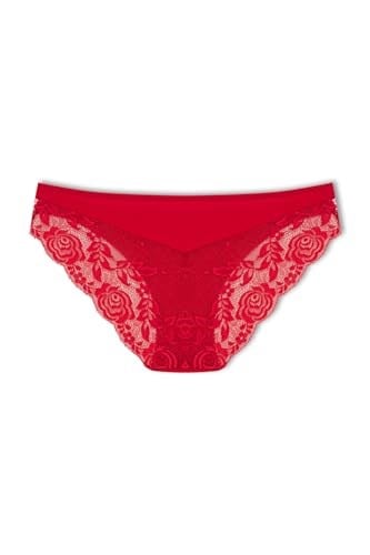 HNX Pamuklu Arkası Yarım Dantel Bikini Kadın Külot L hnxNM2595