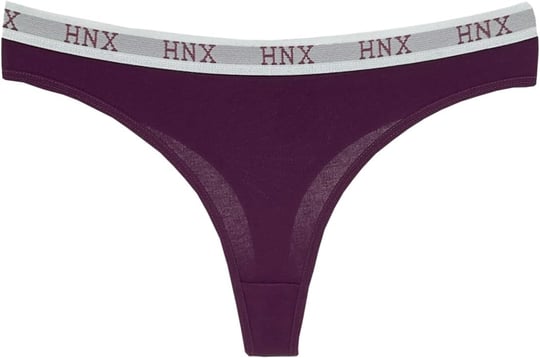 HNX UNDERWEAR 3lü Spor String Külot Mor L hnxNM7962