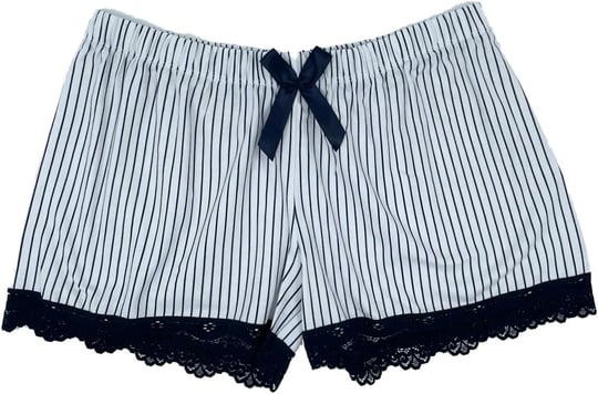 HNX UNDERWEAR Dantel Detaylı Pamuklu Kadın Şort Beyaz L hnxNM5666
