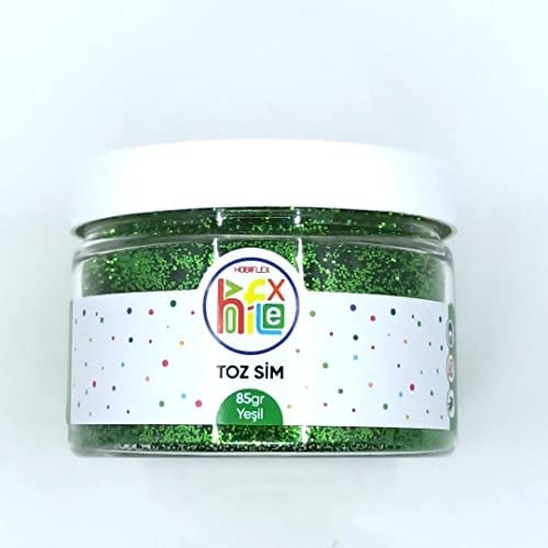 HOBİFLEX EPOKSİ REÇİNE TOZ SİM YEŞİL 85 GR
