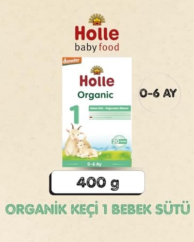 Holle Organik 1 Keçi Sütü Bebek Formülü 1 Paket(1 X 400 G)
