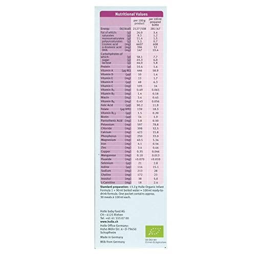 Holle Organik Bebek Sütü 1, 400 g, 1 Paket