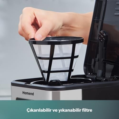 Homend Coffeebreak 5006h Otomatik Zaman Ayarlı XL (12 Fincan) Filtre Kahve Makinesi