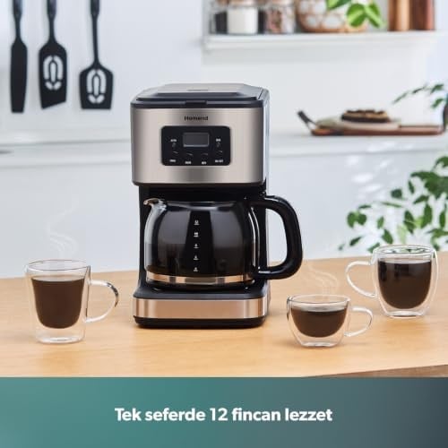 Homend Coffeebreak 5006h Otomatik Zaman Ayarlı XL (12 Fincan) Filtre Kahve Makinesi