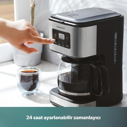 Homend Coffeebreak 5006h Otomatik Zaman Ayarlı XL (12 Fincan) Filtre Kahve Makinesi