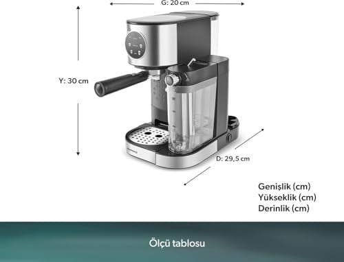 Homend Coffeebreak 5015H Süt Köpürtücülü Manuel Espresso Makinesi