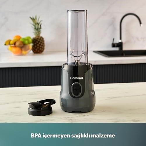 HOMEND Homend Mixfresh 7026H Kişisel Smoothie Blender Antrasit Siyah