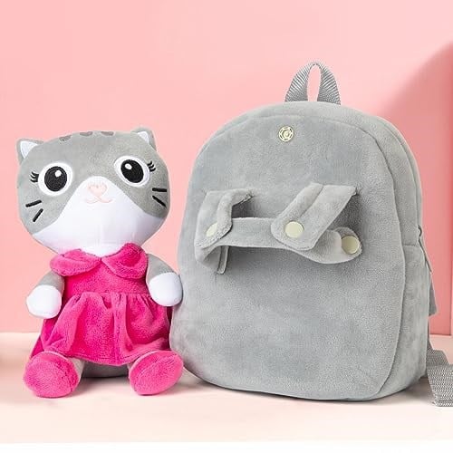 HONGTEYA Bebek Sırt Çantası Yumuşak Peluş Sırt Çantası