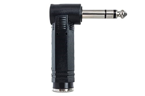 Hosa 1/4 inç TRS (F) - 1/4 inç TRS (M) Sağ Açılı Çevirici (GPP-273) - Seçenekler: Açılı 6,35 mm TRS - 6,35 mm TRS...