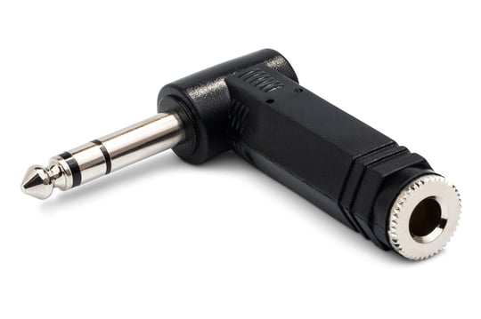 Hosa 1/4 inç TRS (F) - 1/4 inç TRS (M) Sağ Açılı Çevirici (GPP-273) - Seçenekler: Açılı 6,35 mm TRS - 6,35 mm TRS...