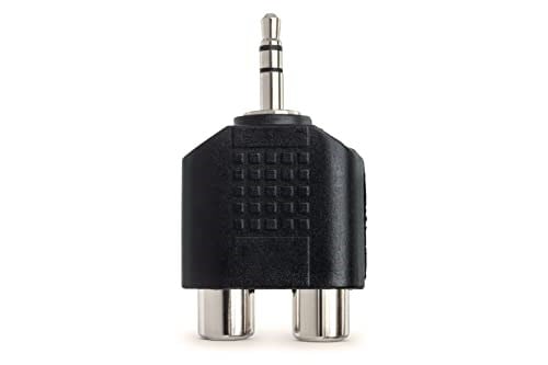 Hosa GRM-193, Adaptör, Dual RCA - 3,5 mm TRS - Seçenekler: RCA açı TS 0,64 cm (1/4 inç), RCA için XLR3F, RCA - 3...