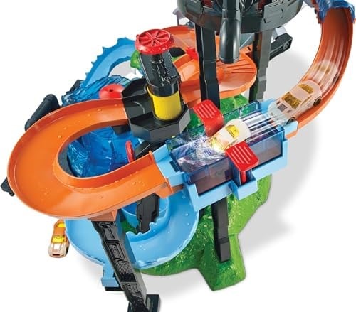 Hot Wheels DEV TİMSAH ARABA YIKAMA OYUN SETİ Hot Wheels Dev Timsah Araba Yıkama Oyun Seti FTB67 FTB67