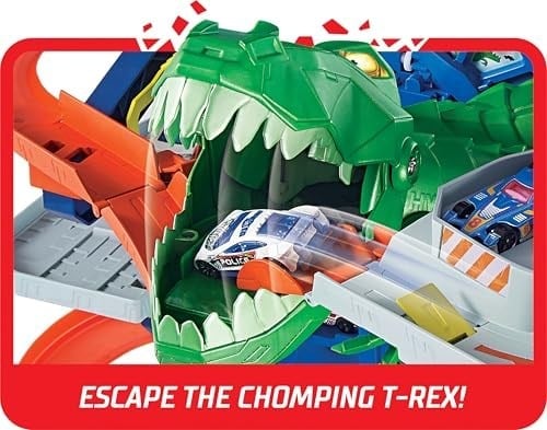 Hot Wheels HW Robotik T-rex Ultimate Garaj™ Hot Wheels Robotik T-rex Ultimate Garaj, 100den Fazla Aracı Kolayca Saklayabilir GJL14 GJL14