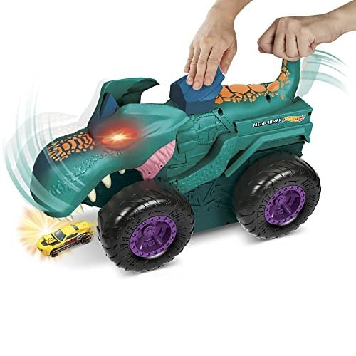 Hot Wheels Monster Trucks Araba Yiyen Mega Wrex Hot Wheels Monster Trucks Araba Yiyen Mega Wrex, 3 Yaş ve Üzeri Çocuklar İçin GYL13 GYL13