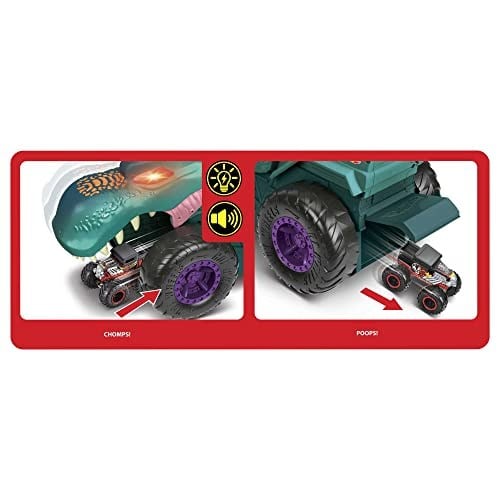 Hot Wheels Monster Trucks Araba Yiyen Mega Wrex Hot Wheels Monster Trucks Araba Yiyen Mega Wrex, 3 Yaş ve Üzeri Çocuklar İçin GYL13 GYL13