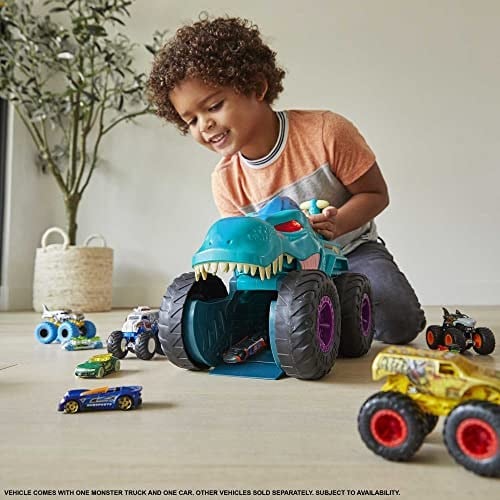 Hot Wheels Monster Trucks Araba Yiyen Mega Wrex Hot Wheels Monster Trucks Araba Yiyen Mega Wrex, 3 Yaş ve Üzeri Çocuklar İçin GYL13 GYL13