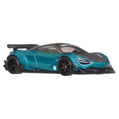 Hot Wheels Premium Araba Kültürü Siluetleri 1:64 Ölçekli Döküm LB-Works McLaren 720S Araç Gerçek Biniciler Lastikler ve Metal/Metal Gövde ve Şasi