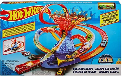 Hot Wheels Yanardağdan Kaçış Motorlu Pist Seti FTD61