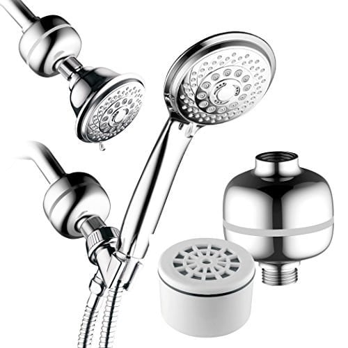 Hotel Spa Aquacare By 1139 Yedek Tek Kullanımlık 3 Kademeli Kartuş Gelişmiş Yüksek Yoğunluklu Süper Kompakt Evrensel Duş Filtresi Veya Filtreli Duş Başlıkları/El Duşları ile Kullanım İçin