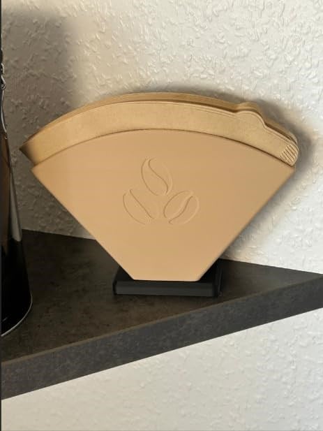Housetrend Şık Kahve Filtresi Tutacağı – filtre kahve kağıdı Modern Mutfak Düzenleyici, Dekoratif Organizer - Stylish Coffee Filter Holder