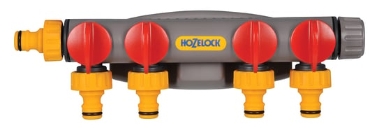 Hozelock 2150H Dört Çıkışlı, Dörtlü (4lü), Vanalı Musluk Bağlantısı, Dağıtıcı Adaptörü
