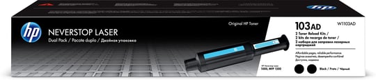 HP 103AD Blk 2Pack Laser Recharge Crtg