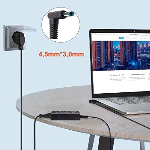 HP 19.5V 2.31A 45W 4.5mm 3.0mm Laptop Şarj Adaptörü