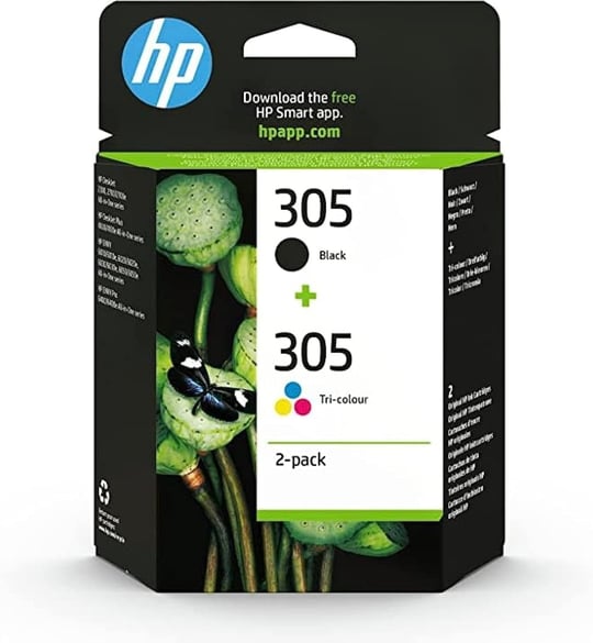 HP 3YM60AE + 3YM61AE 305 Siyah + Renkli Kartuş Seti