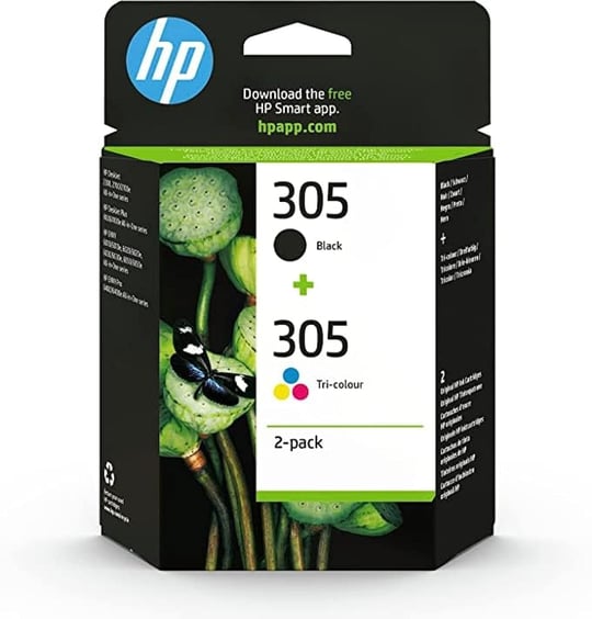 HP 3YM60AE + 3YM61AE 305 Siyah + Renkli Kartuş Seti