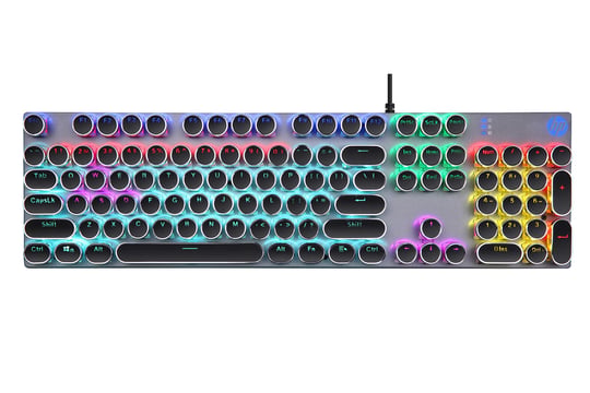 HP GK400Y Rgb Gaming Oyuncu Klavyesi Brown Kahverengi Switch Tam Boy İngilizce Q