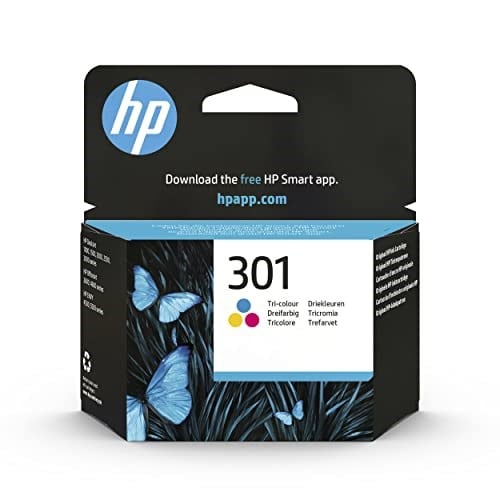 HP Mürekkep Kartuş 165 Sayfa (CH562EE), 301 Renkli - Seçenekler: 2 paket, Standart