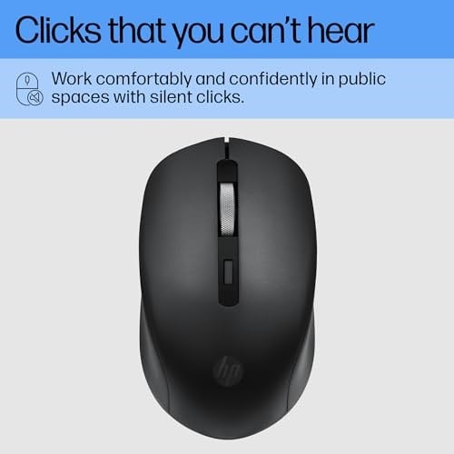HP S1000 Plus Sessiz USB Kablosuz Bilgisayar Sessiz Fare 1600DPI USB Mouse