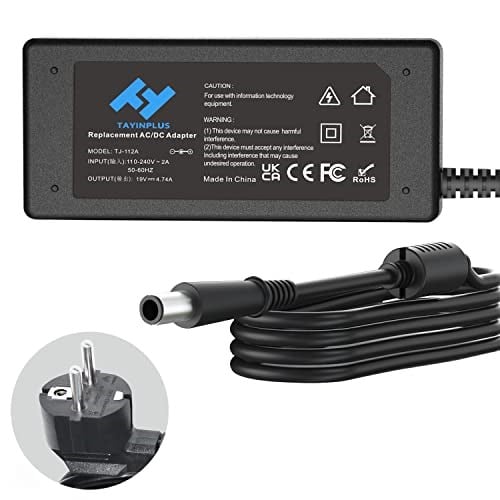 HP Şarj Kablosu için Dizüstü Bilgisayar Güç Adaptörü 19V 4,74A 90W Pavilion G6 G7 M7 DV6 DV7 DV4T Elitebook 745 820 8470P Probook 430 440 AC Adaptörü (7,4*5,0 mm)