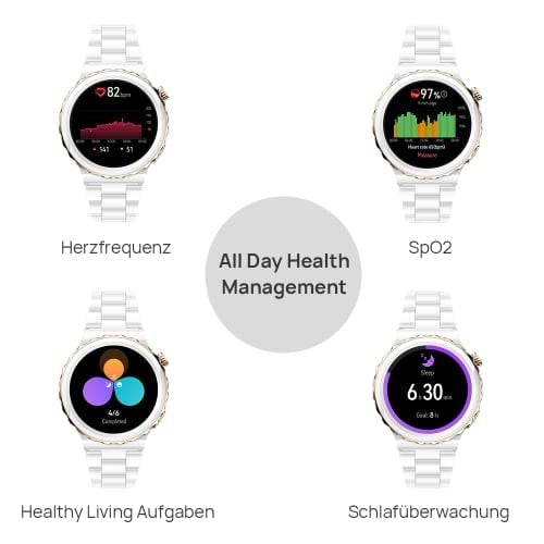 HUAWEI Watch GT3 Pro 43mm Seramik Kasa - Beyaz Seramik