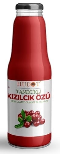 HUDOT Kızılcık Özü, Tanecikli, 1400g, Doğal Meyve Konsantresi