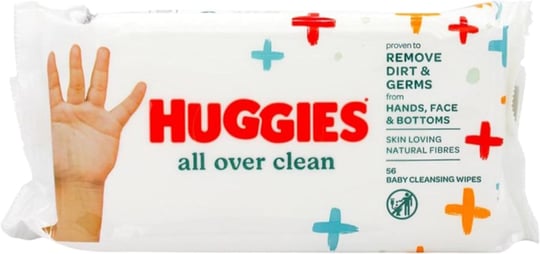Huggies Bebek All Over Clean Islak Mendil 1 Paket x 56 Adet