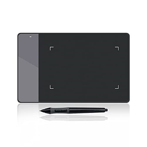 HUION 420 4x2.23 inç Grafik Tabletler OSU! Mac/Windows için Grafik Tablet Signaturpad - Home-Office & E-öğrenme için ideal (siyah)