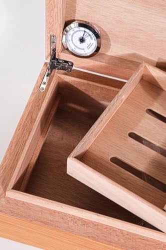 Humidor/Puro Saklama Kutusu Kahverengi - Siyah
