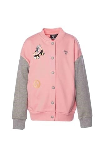 Hummel Dagnes Bomber Çocuk Pembe Yuvarlak Yaka Ceket