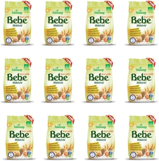 Hünnap Bebe Bisküvisi 200 Gram×12 Adet
