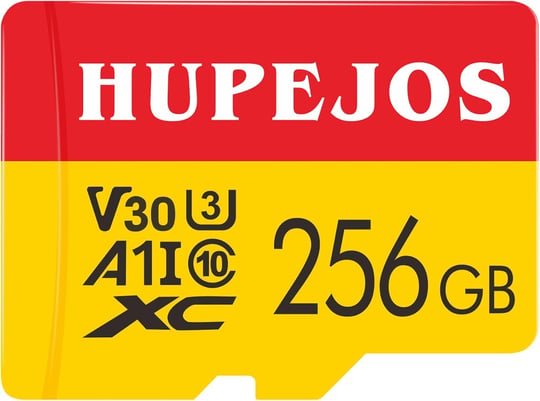 HUPEJOS 256GB Hafıza Kartı, Full HD, SD Kart V7/V8 Tam Boy SD