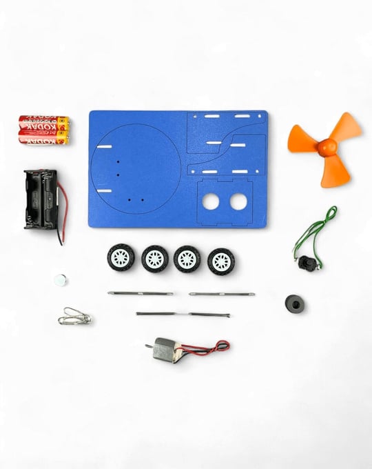 Hurdacı Robot Süpürge – Kendin Yap Stem Bilim ve Deney Seti – DIY Montessori Eğitim – Maker Set