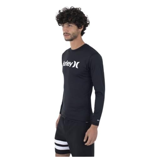 Hurley Erkek OAO Quickdry Rashguard Ls Rash-Guard-Shirt