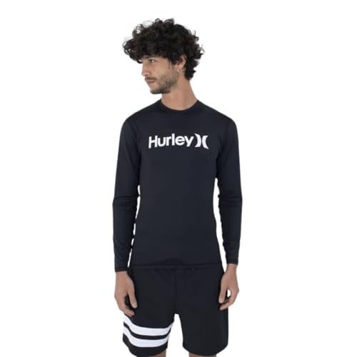 Hurley Erkek OAO Quickdry Rashguard Ls Rash-Guard-Shirt