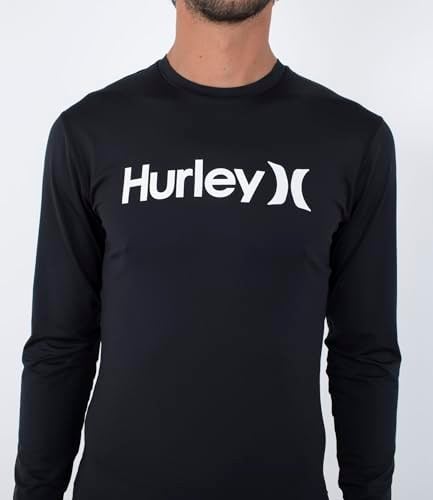 Hurley Erkek OAO Quickdry Rashguard Ls Rash-Guard-Shirt