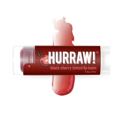 Hurraw Black Cherry Tinted Lip Balm Dudak Balmı Vişne 4.8g