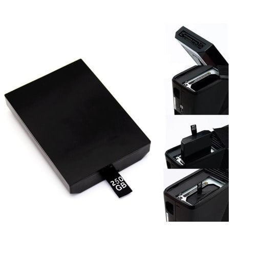 HWAYO XBox360 Slim Xbox360 E Oyunları için 250GB 250G Dahili HDD Sabit Disk Disk