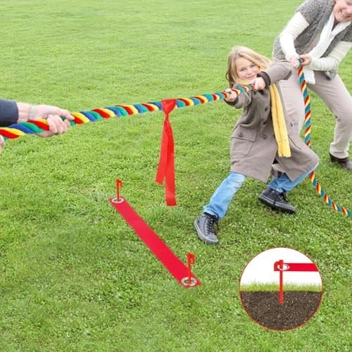 Hxezoc Çocuklar ve Yetişkinler için Tarla Günü Savaş Halatı, Açık Çim Yard Aile Birleşimi Doğum Günü Oyunları, Karnaval Partisi için Takım Oluşturma Oyunları, Dış Bahçe Kamp Piknik Partisi, Okul Parti