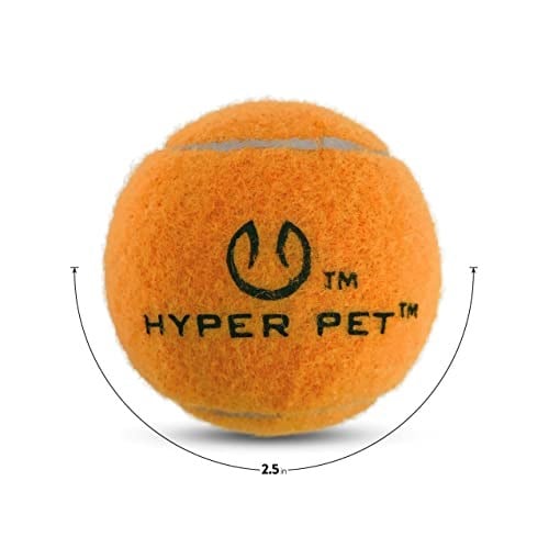 Hyper Pet 4lü Küçük Tenis Topu Seti – Turuncu – Köpekler İçin Güvenli, Dayanıklı & Yüzen (Small)